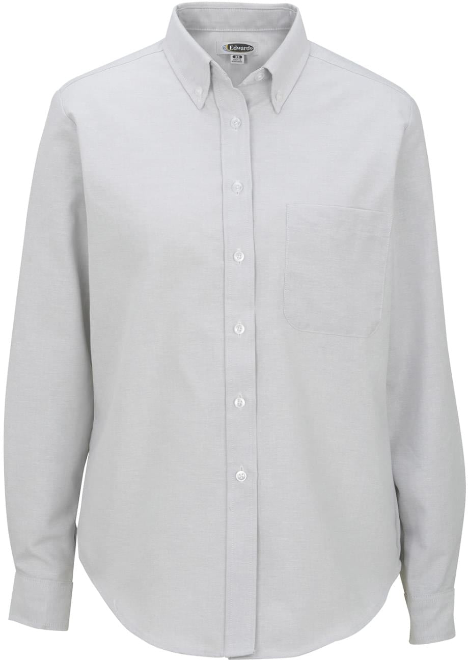 Edwards Ladies Long Sleeve Oxford Shirt