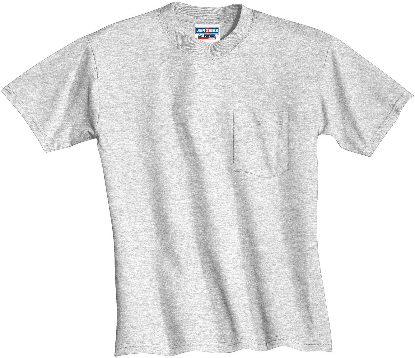 OUTLET-Jerzees Dri-PowerActive 50/50 Cotton/Poly Pocket T-Shirt