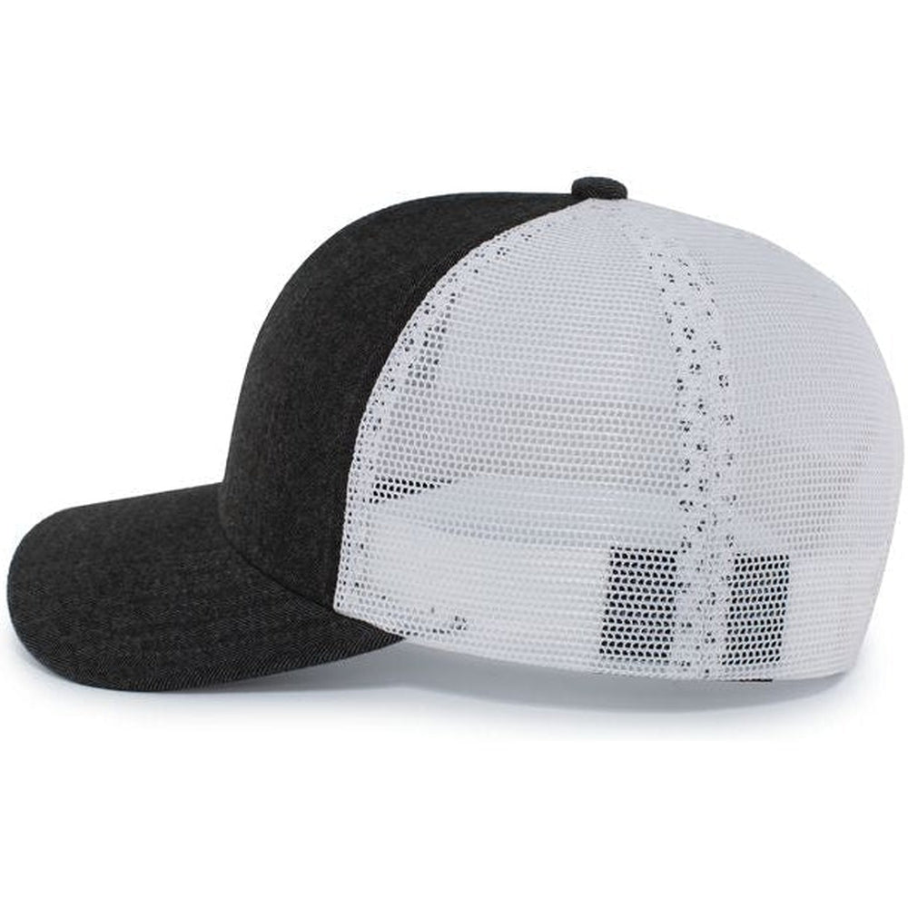 Pacific Headwear Herringbone Trucker Cap