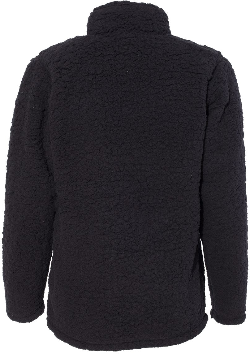 J. America Womenâs Epic Sherpa Quarter-Zip Pullover