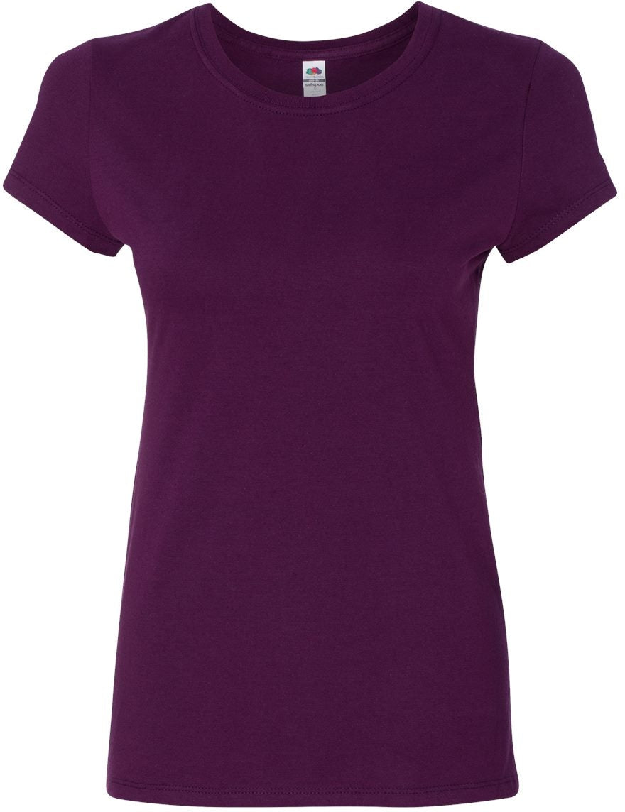 Fruit of the Loom Sofspun Ladies Crewneck T-Shirt