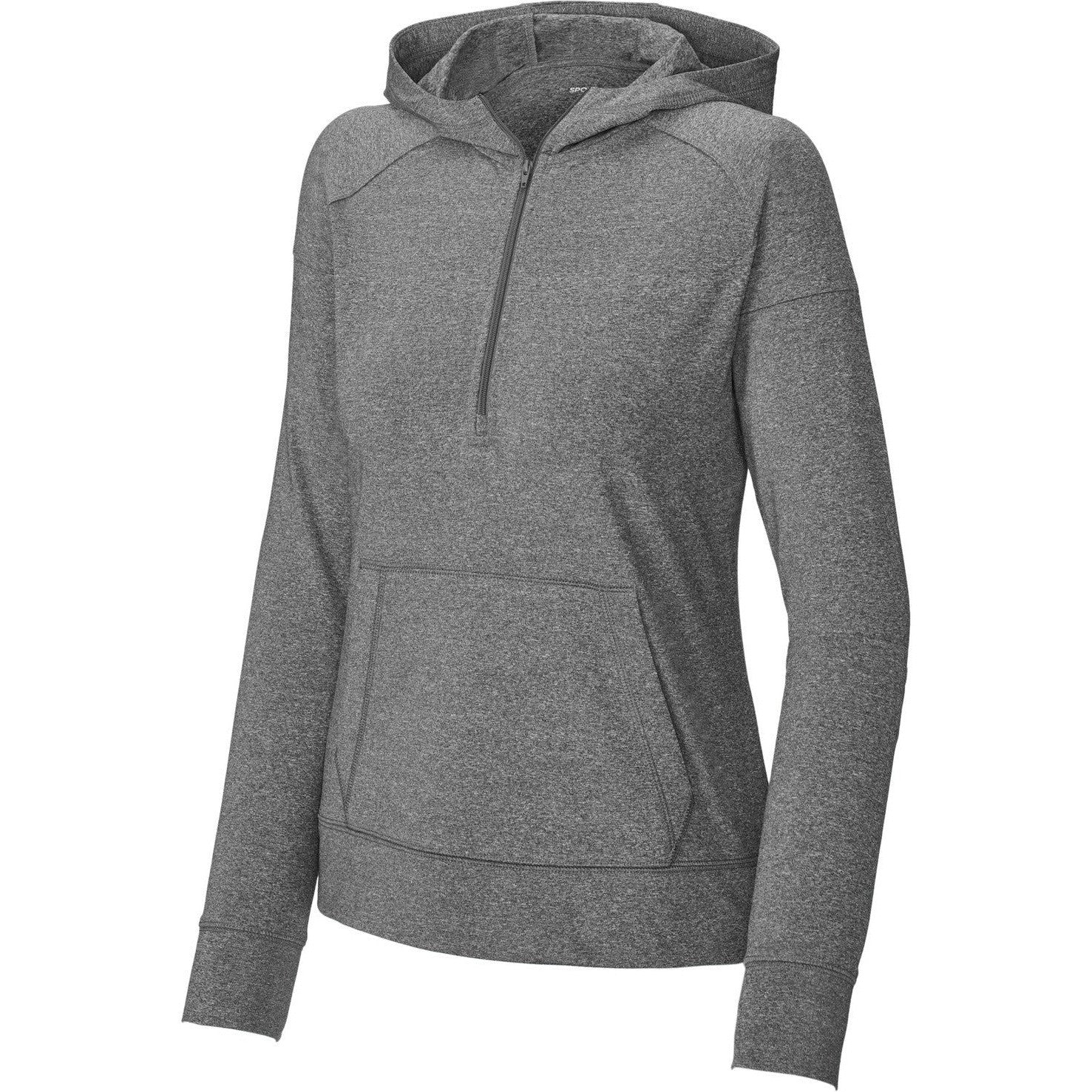 Sport-Tek Ladies Sport-Wick Stretch 1/2-Zip Hoodie