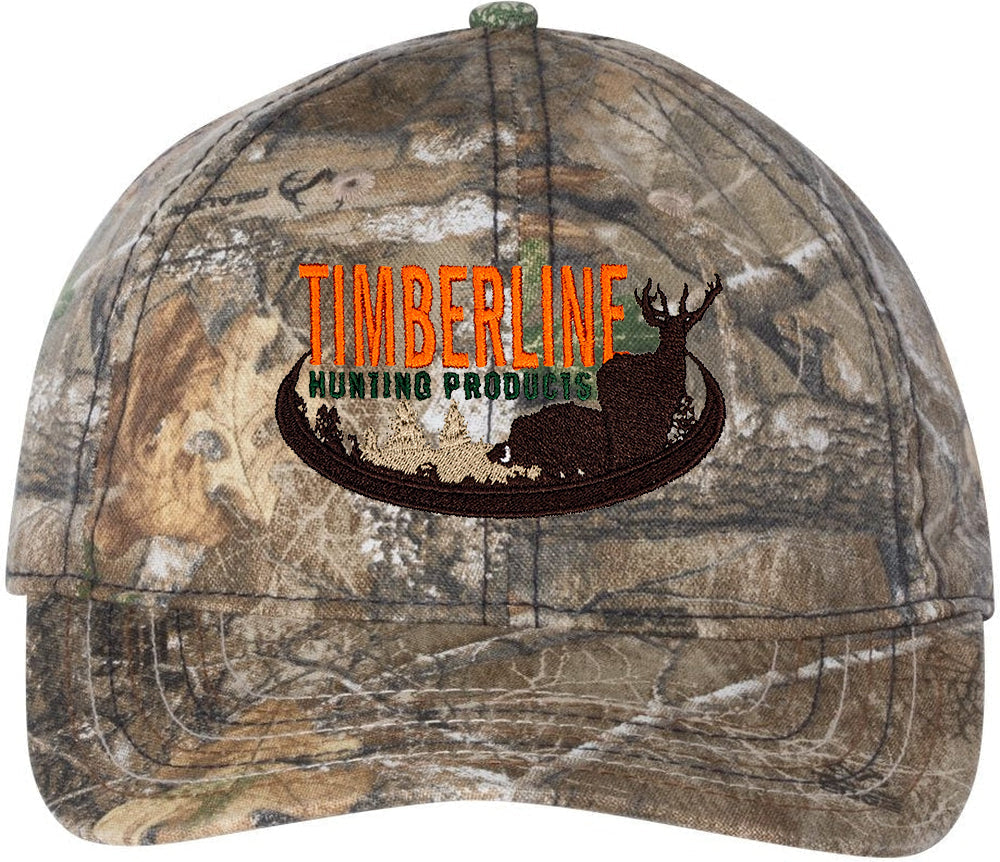 Outdoor Cap Camo Cap with American Flag Undervisor