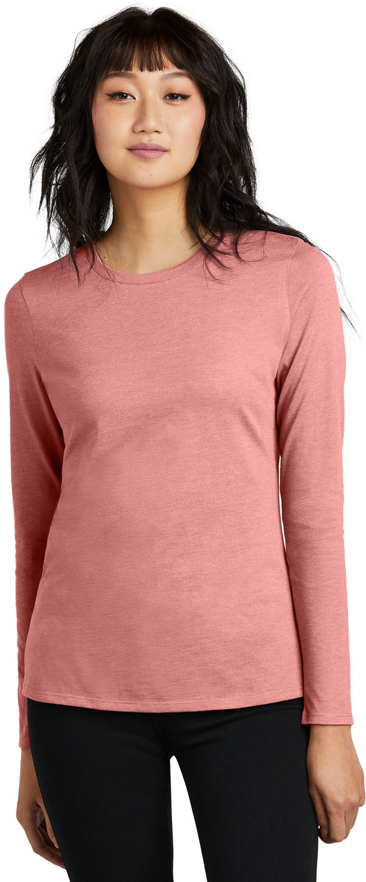 District Ladies Perfect Blend CVC Long Sleeve Tee