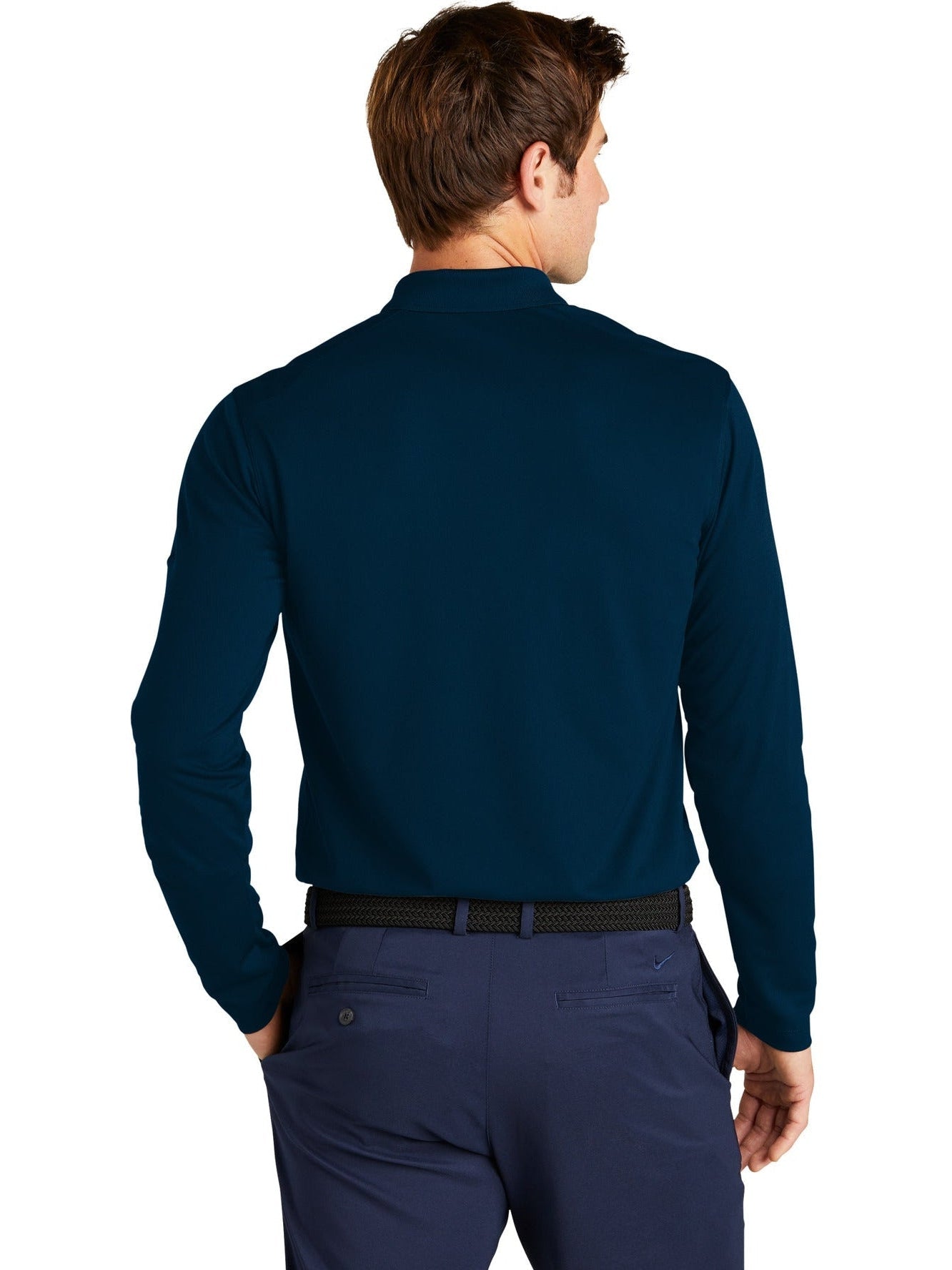 OUTLET-NIKE Dri-FIT Micro Pique 2.0 Long Sleeve Polo