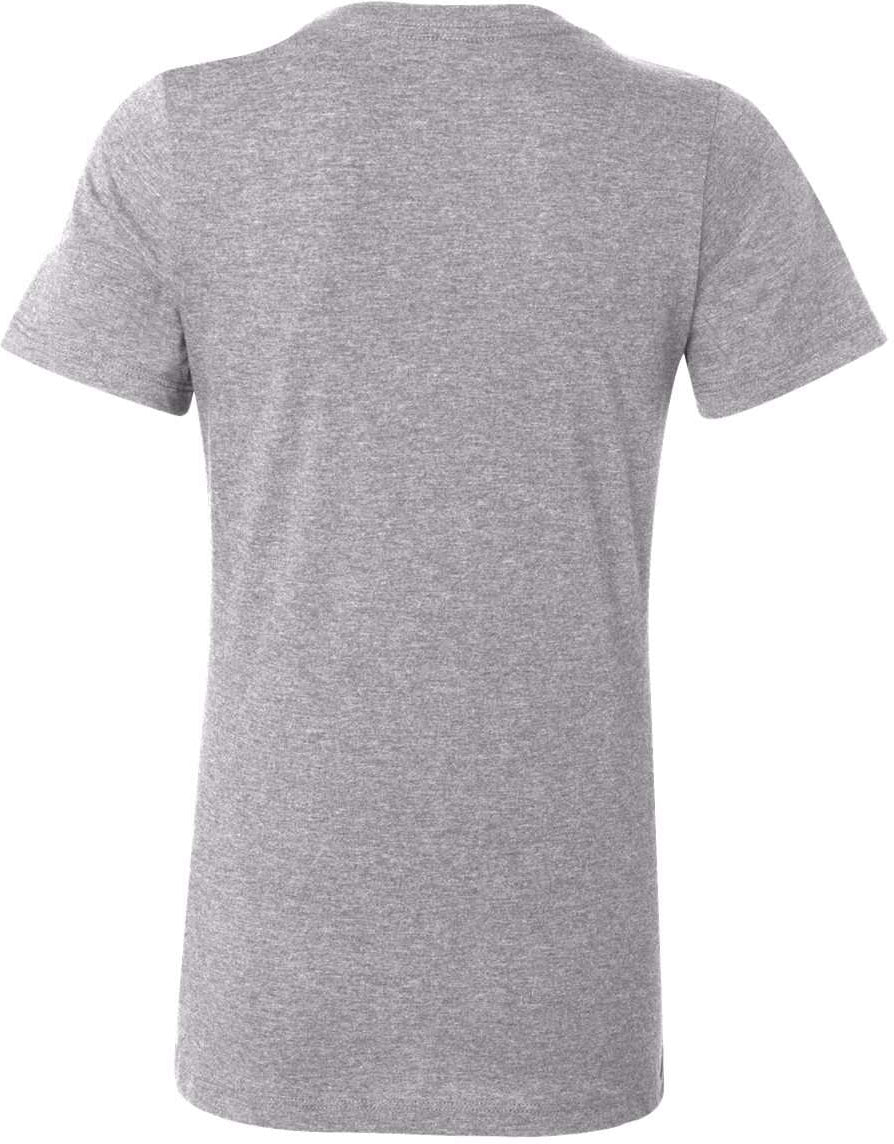 Bella+Canvas Womenâs Relaxed Fit Heather CVC Tee