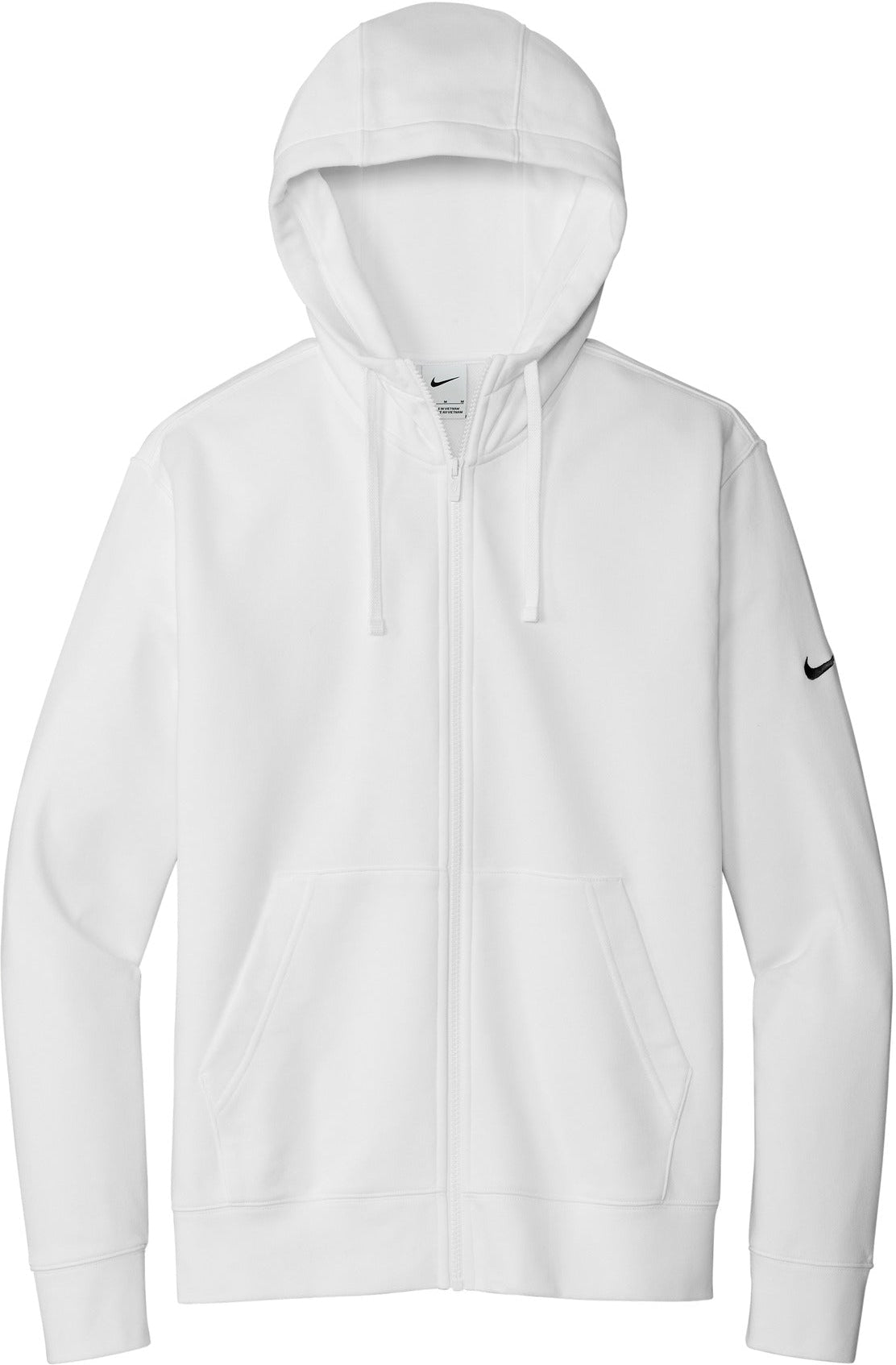 NIKE Club Fleece Sleeve Swoosh Full-Zip Hoodie