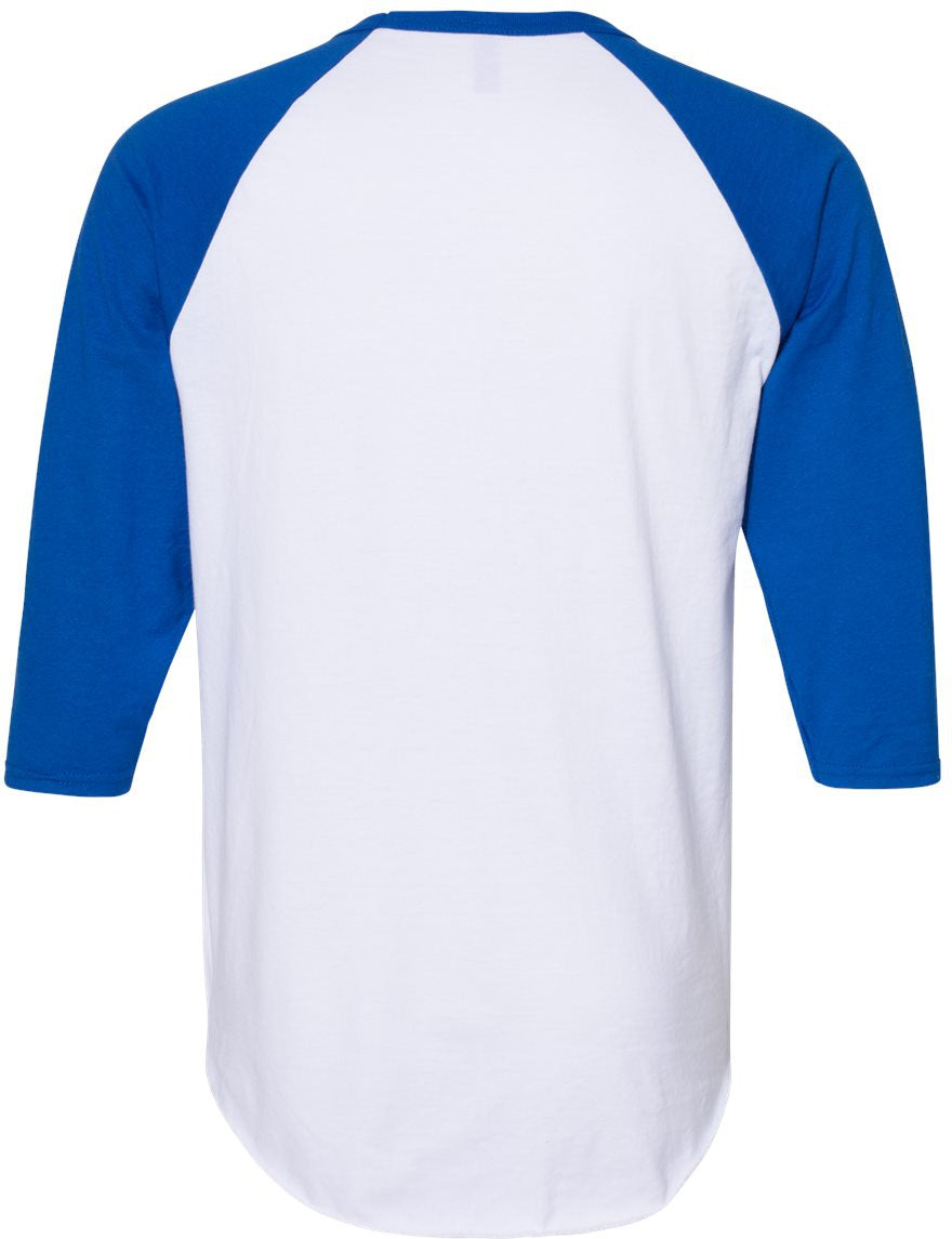 Jerzees Premium Blend Ringspun Three-Quarter Sleeve Raglan Baseball T-Shirt