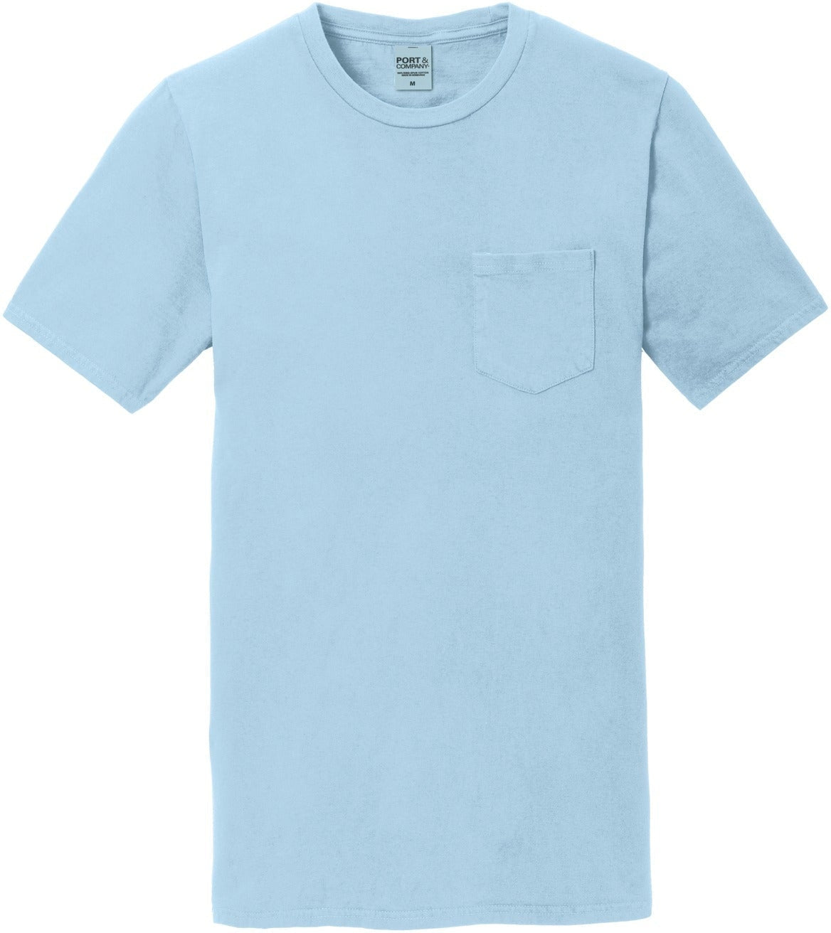 CLOSEOUT - Port & Company Beach Wash Garment-Dyed Pocket Tee