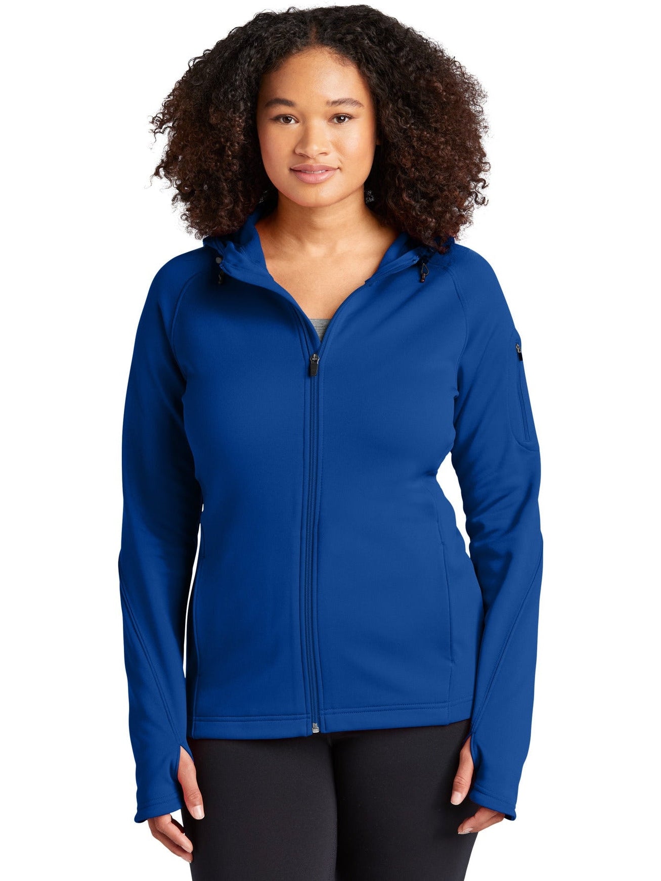 OUTLET-Port Authority Ladies Tech Fleece Full-Zip Hooded