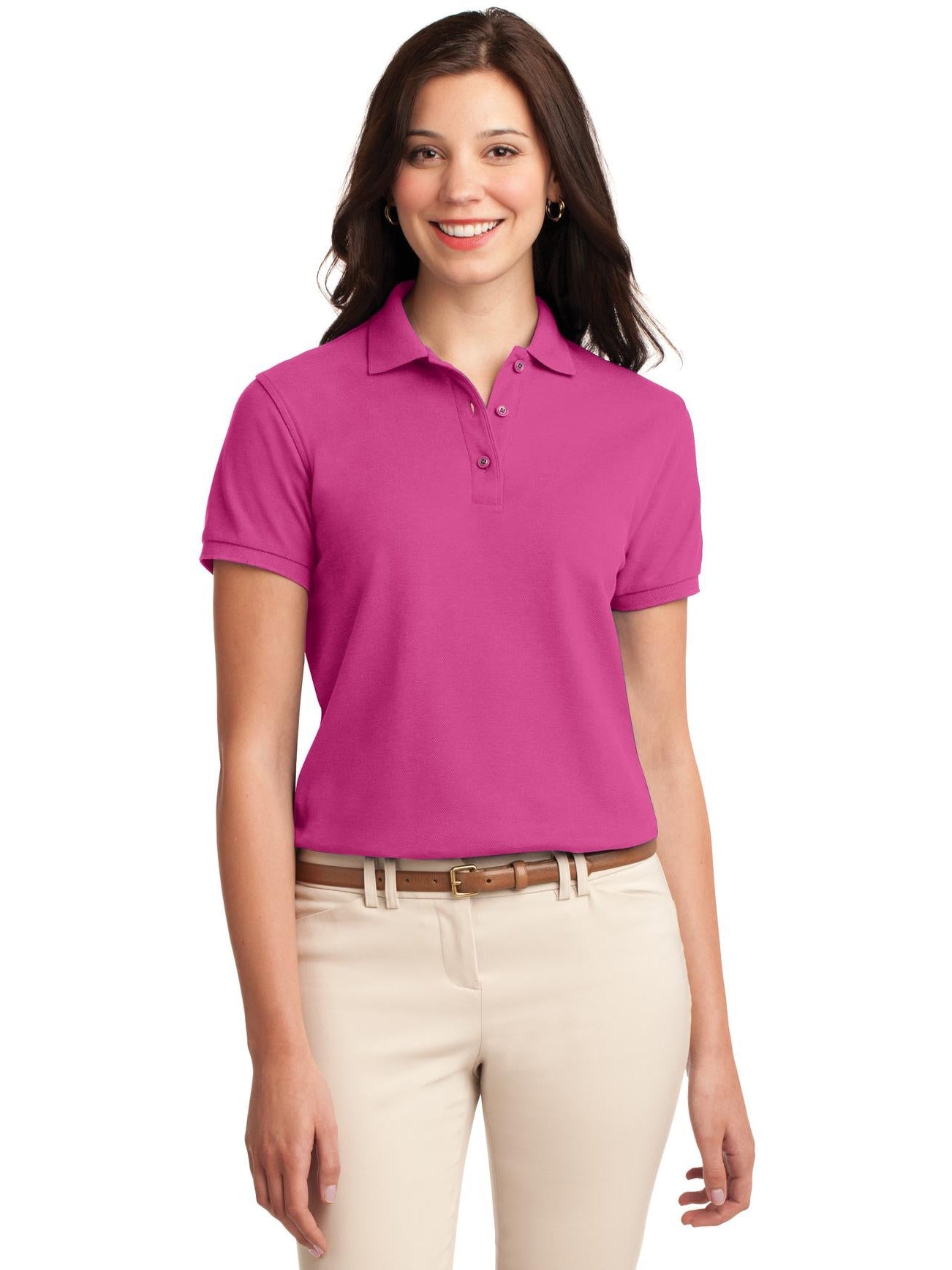 OUTLET-Port Authority Ladies Silk Touch Polo