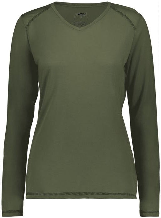 Augusta Ladies Super Soft-Spun Poly Long Sleeve Tee