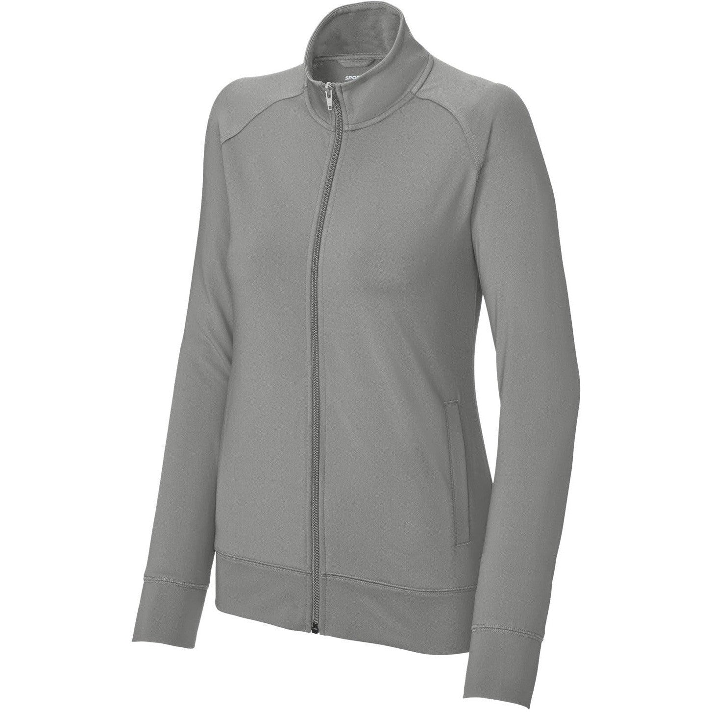 Sport-Tek Ladies Sport-Wick Stretch Full-Zip Cadet Jacket