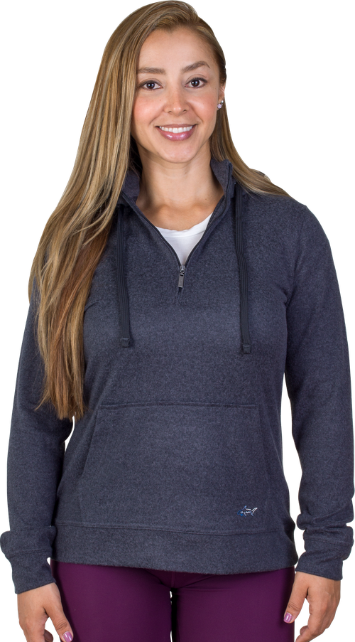 OUTLET-Greg Norman Ladies Lab 1/4-Zip Hoodie