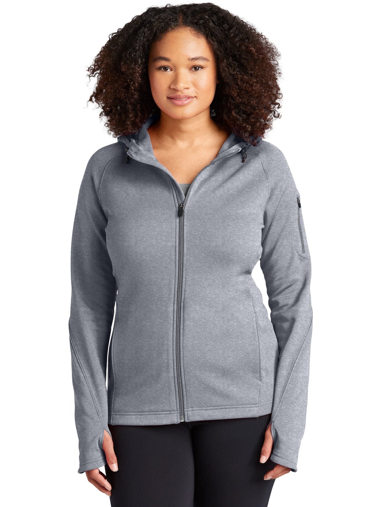 OUTLET-Port Authority Ladies Tech Fleece Full-Zip Hooded