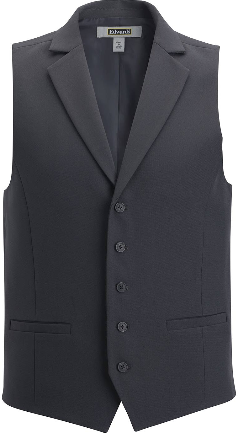 Edwards Mens Dress Lapel Vest