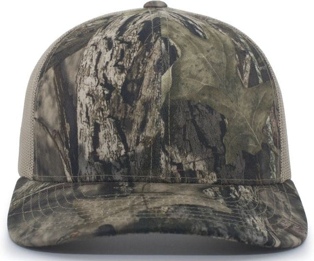 OUTLET-Pacific Headwear Camo Snapback Trucker Cap