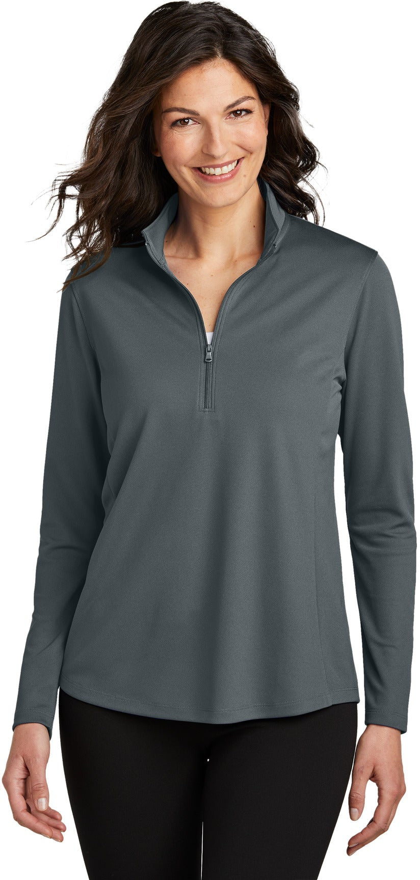 OUTLET-Port Authority Ladies Dry Zone UV Micro-Mesh 1/4-Zip