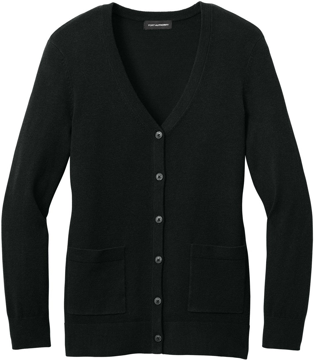 Port Authority Ladies Easy Care Button-Up Cardigan Sweater