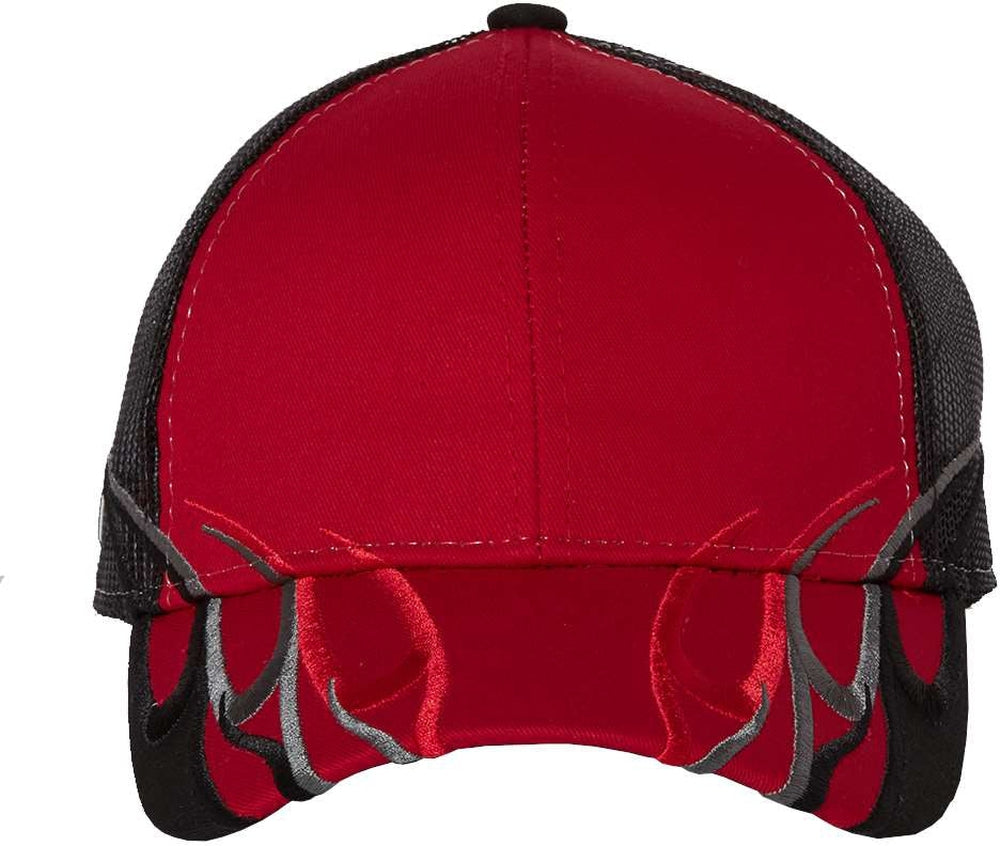 Outdoor Cap Flame Mesh-Back Cap