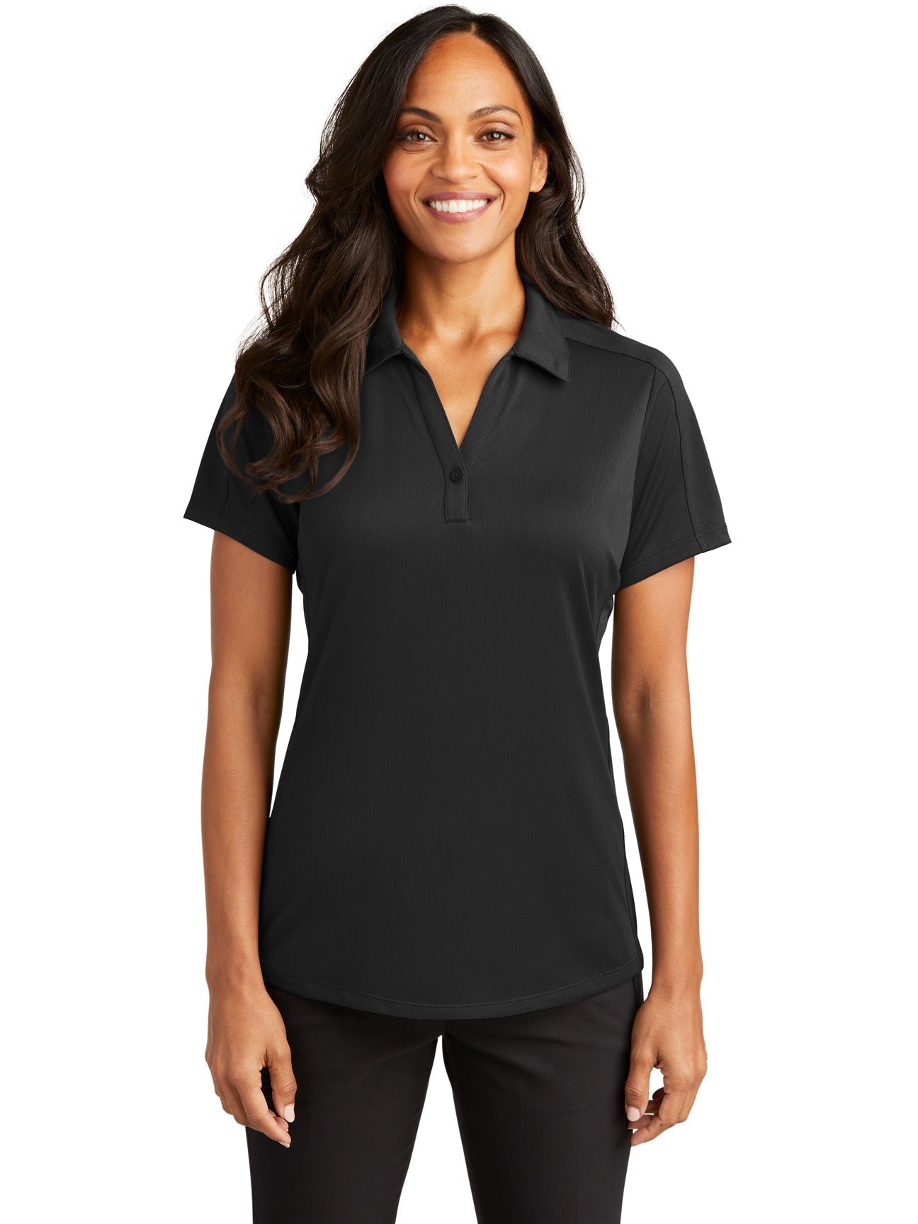 OUTLET-Port Authority Ladies Diamond Jacquard Polo