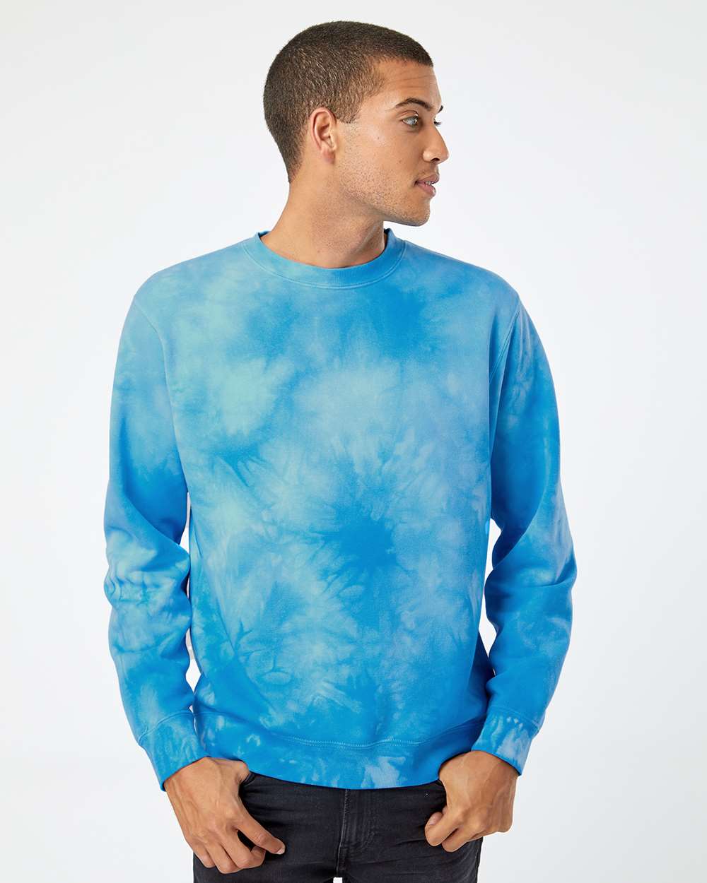 Independent Trading Co. Unisex Midweight Tie-Dyed Sweatshirt