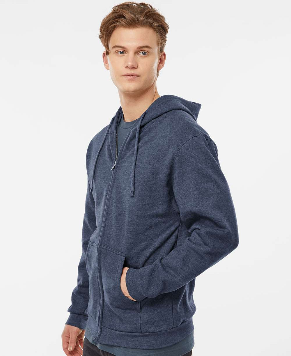 Tultex Unisex Full-Zip Hooded Sweatshirt