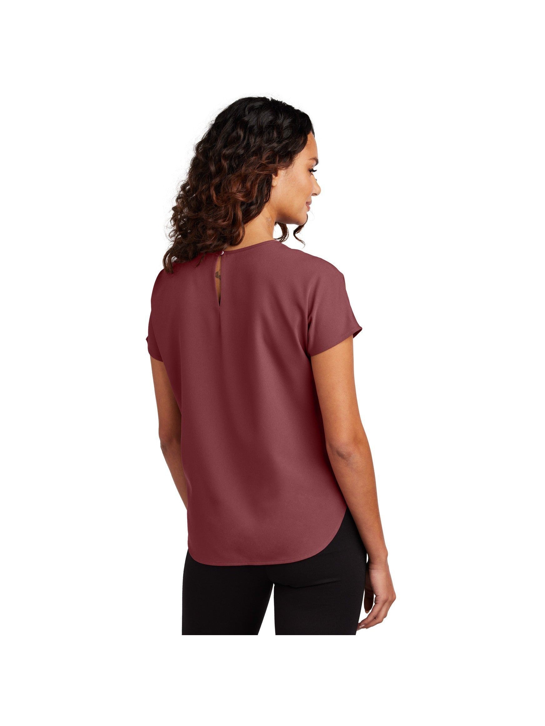 Mercer+Mettle Ladies Stretch Crepe Crew