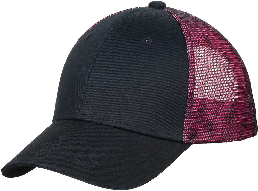 OUTLET-Port Authority Double Mesh Snapback Sandwich Cap