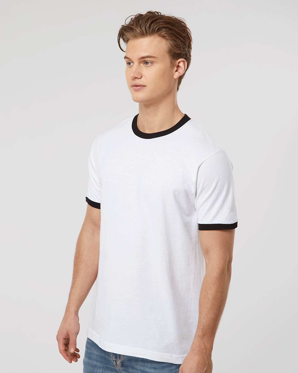 Tultex Unisex Fine Jersey Ringer T-Shirt