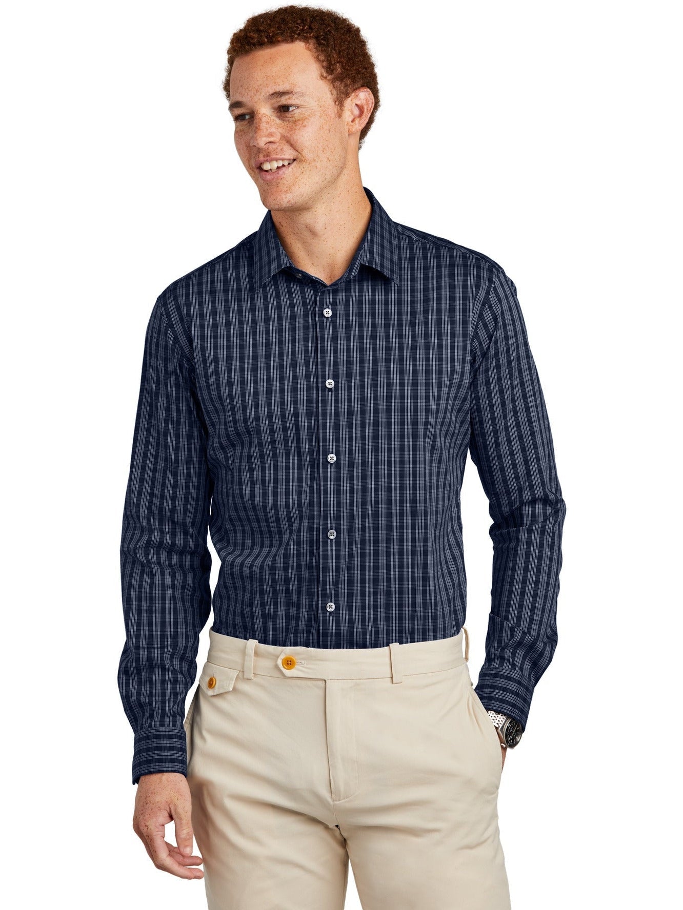 Brooks Brothers Tech Stretch Patterned Shirt