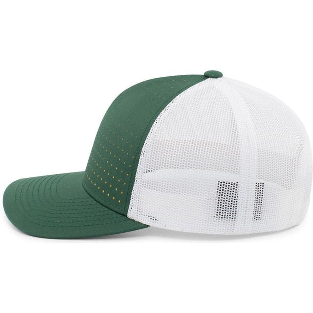 Pacific Headwear Perforated 5-Panel Trucker Snapback Cap