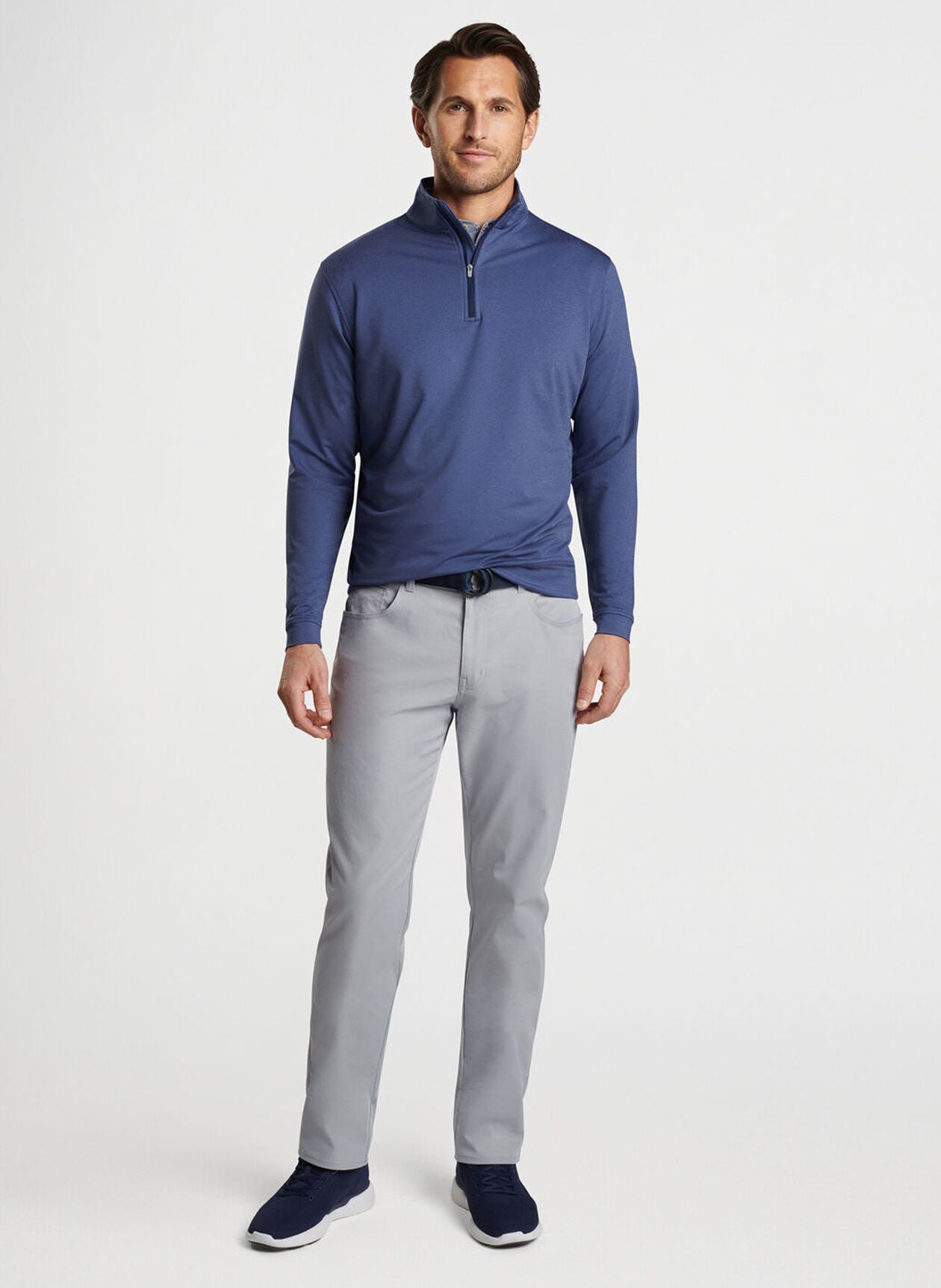 Peter Millar Perth Melange Performance Quarter-Zip