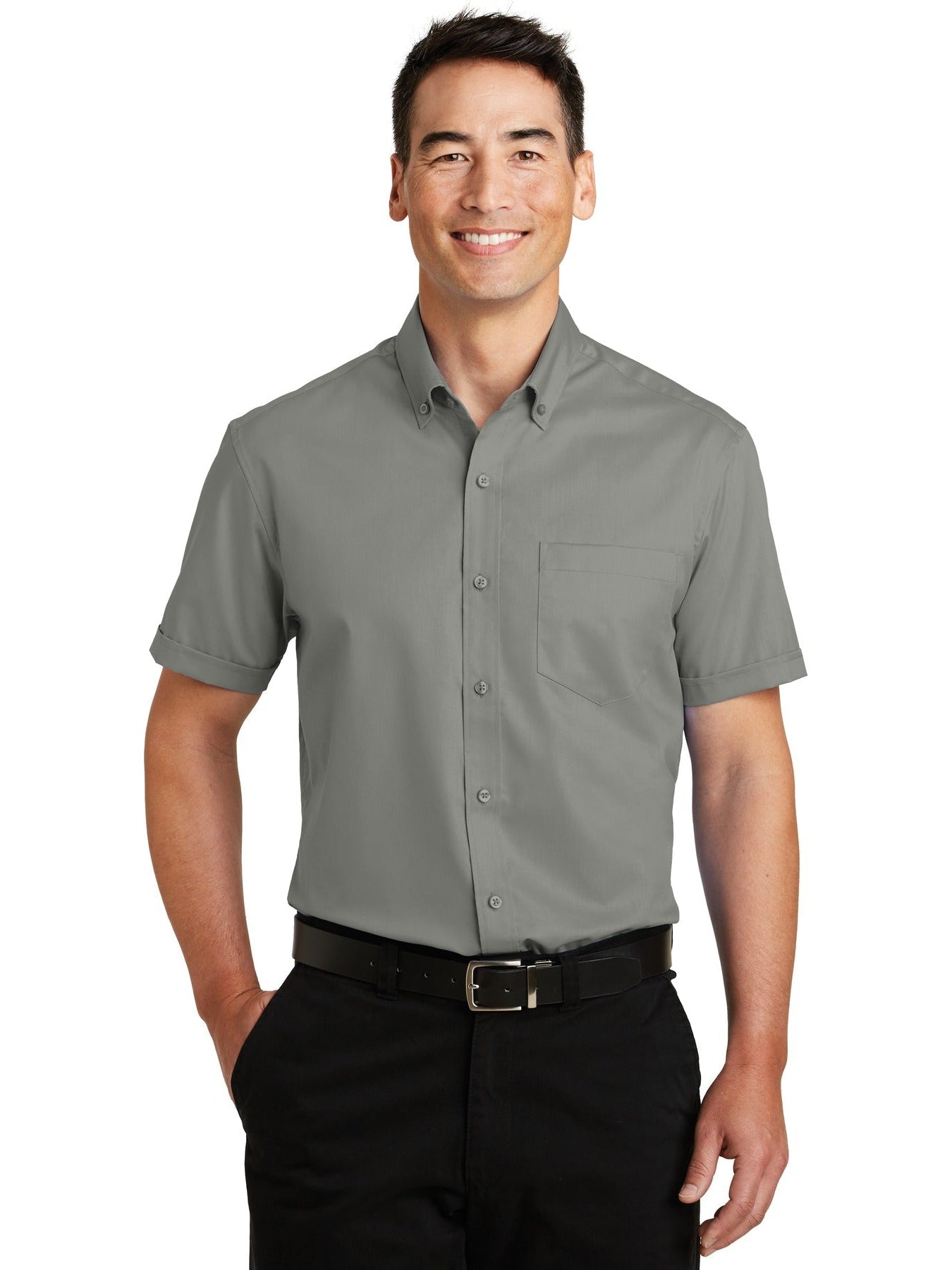 OUTLET-Port Authority Short Sleeve Superpro Twill Shirt