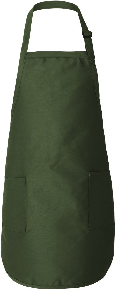 Q-Tees Full-Length Apron with Pockets