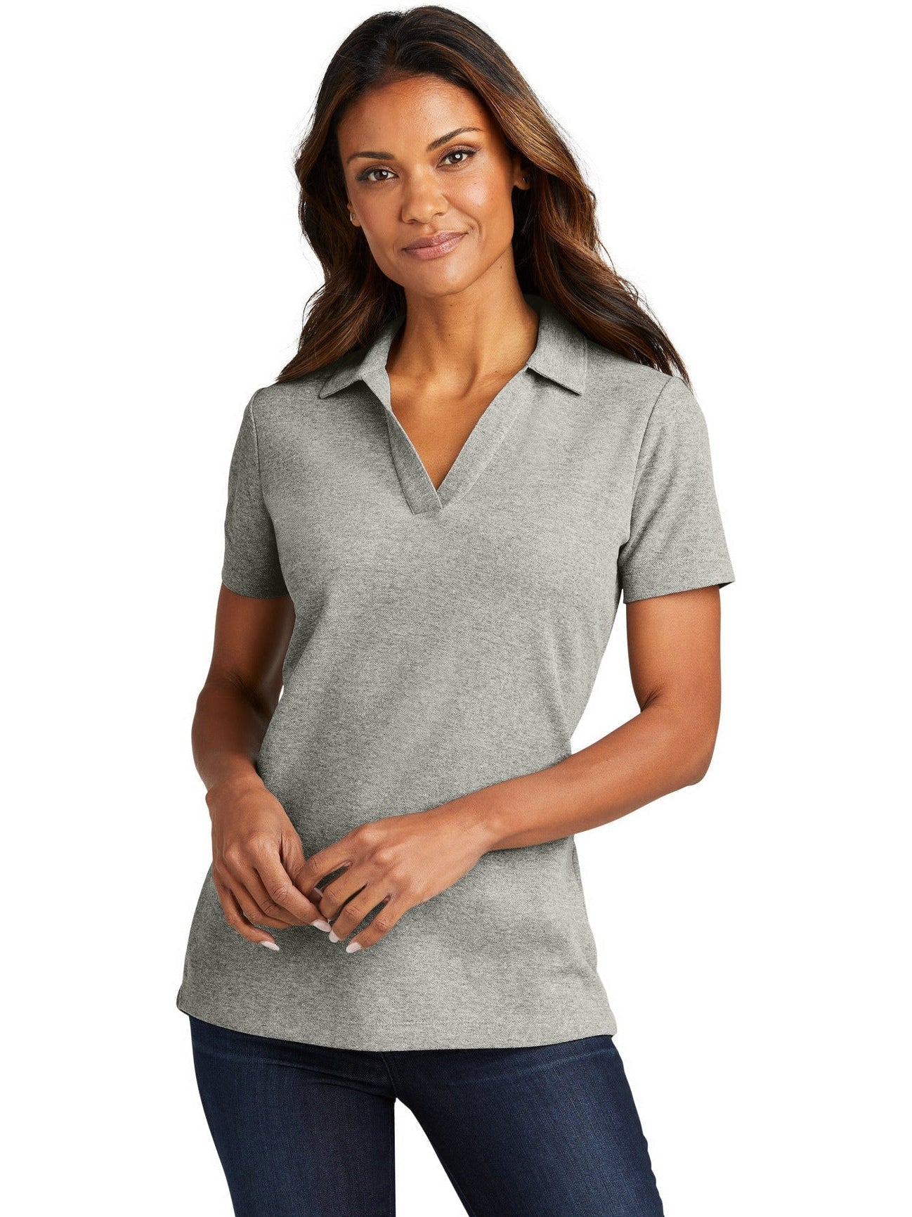 Port Authority Ladies C-Free Cotton Blend Pique Polo