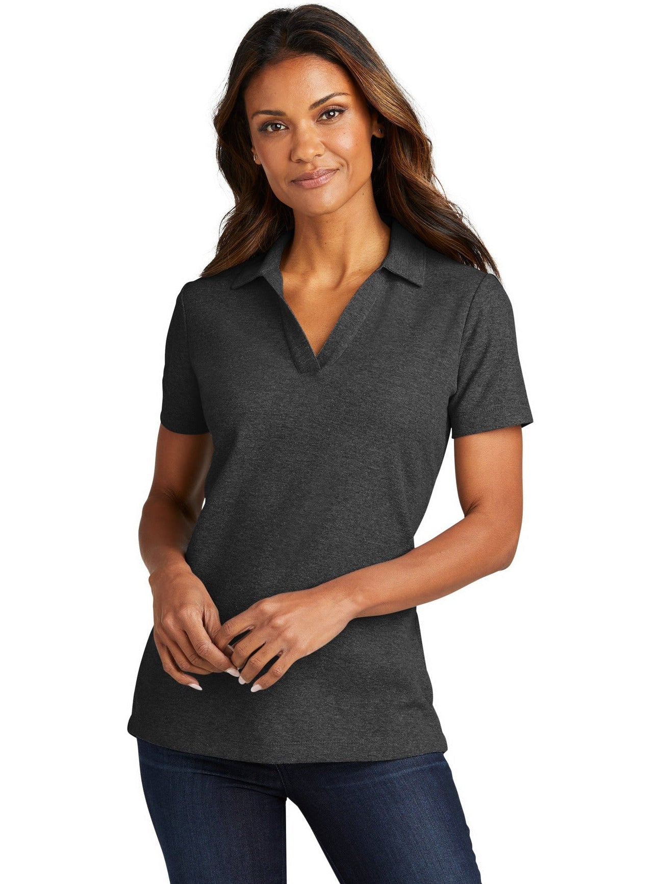 Port Authority Ladies C-Free Cotton Blend Pique Polo