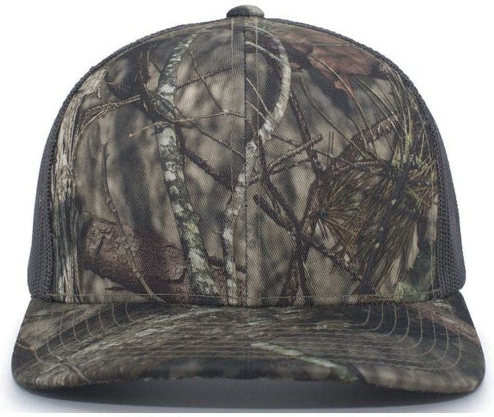 OUTLET-Pacific Headwear Camo Snapback Trucker Cap