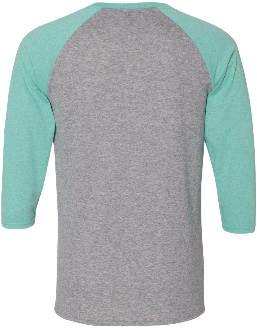 Jerzees Triblend Three-Quarter Raglan Baseball T-Shirt