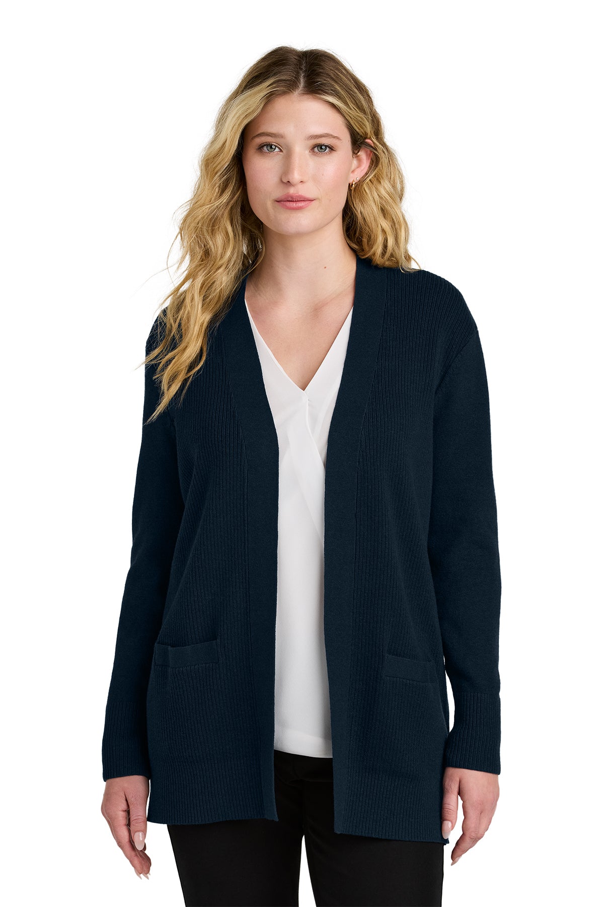 Port Authority Ladies Easy Care Open-Front Cardigan Sweater