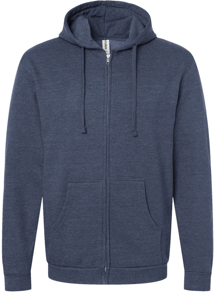 Tultex Unisex Full-Zip Hooded Sweatshirt