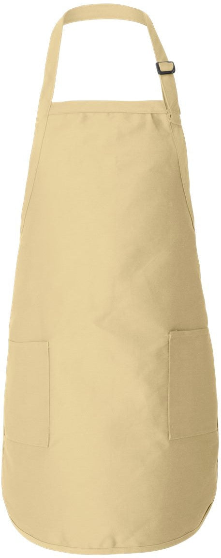 Q-Tees Full-Length Apron with Pockets