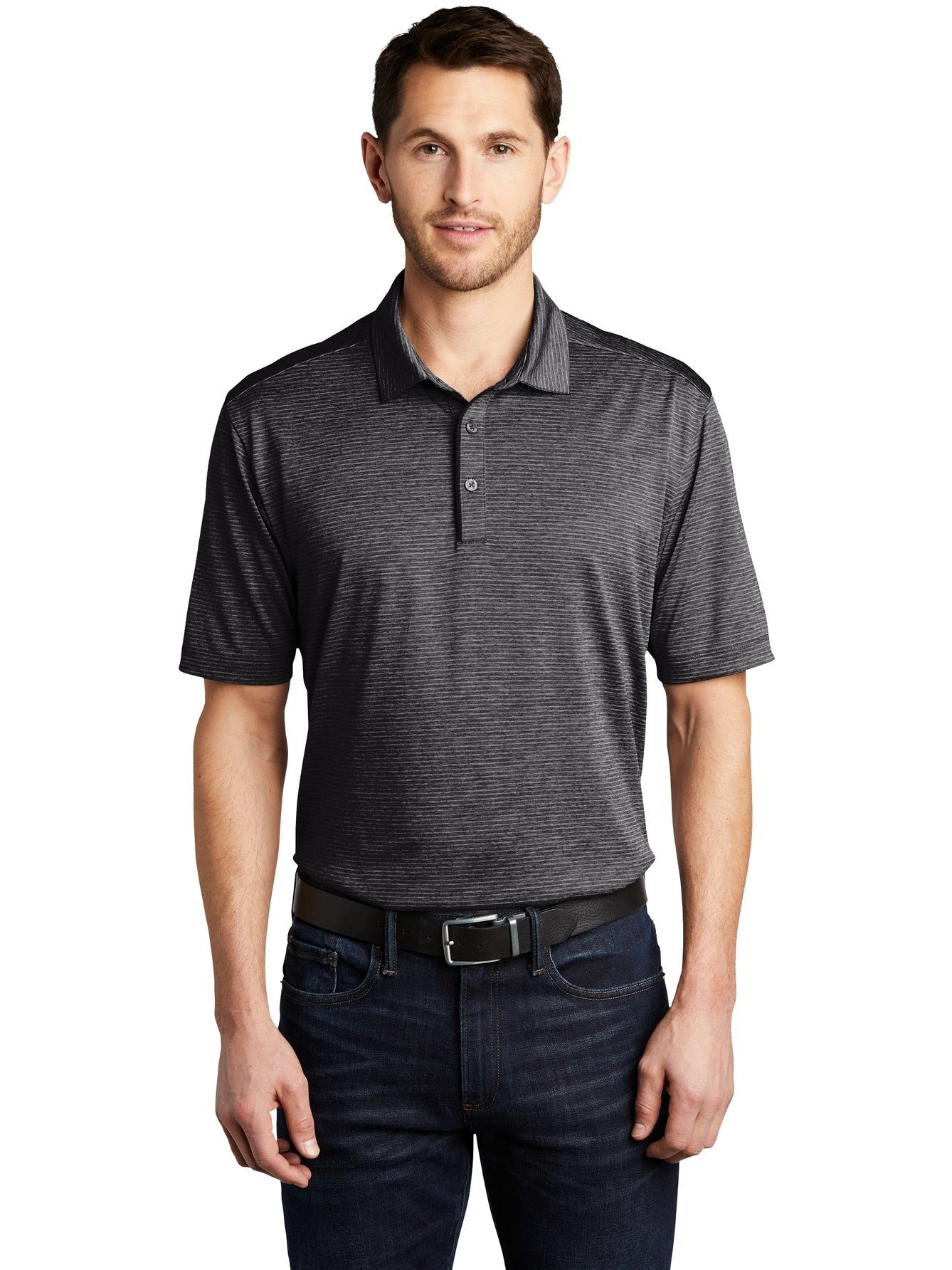 OUTLET-Port AuthorityShadow Stripe Polo