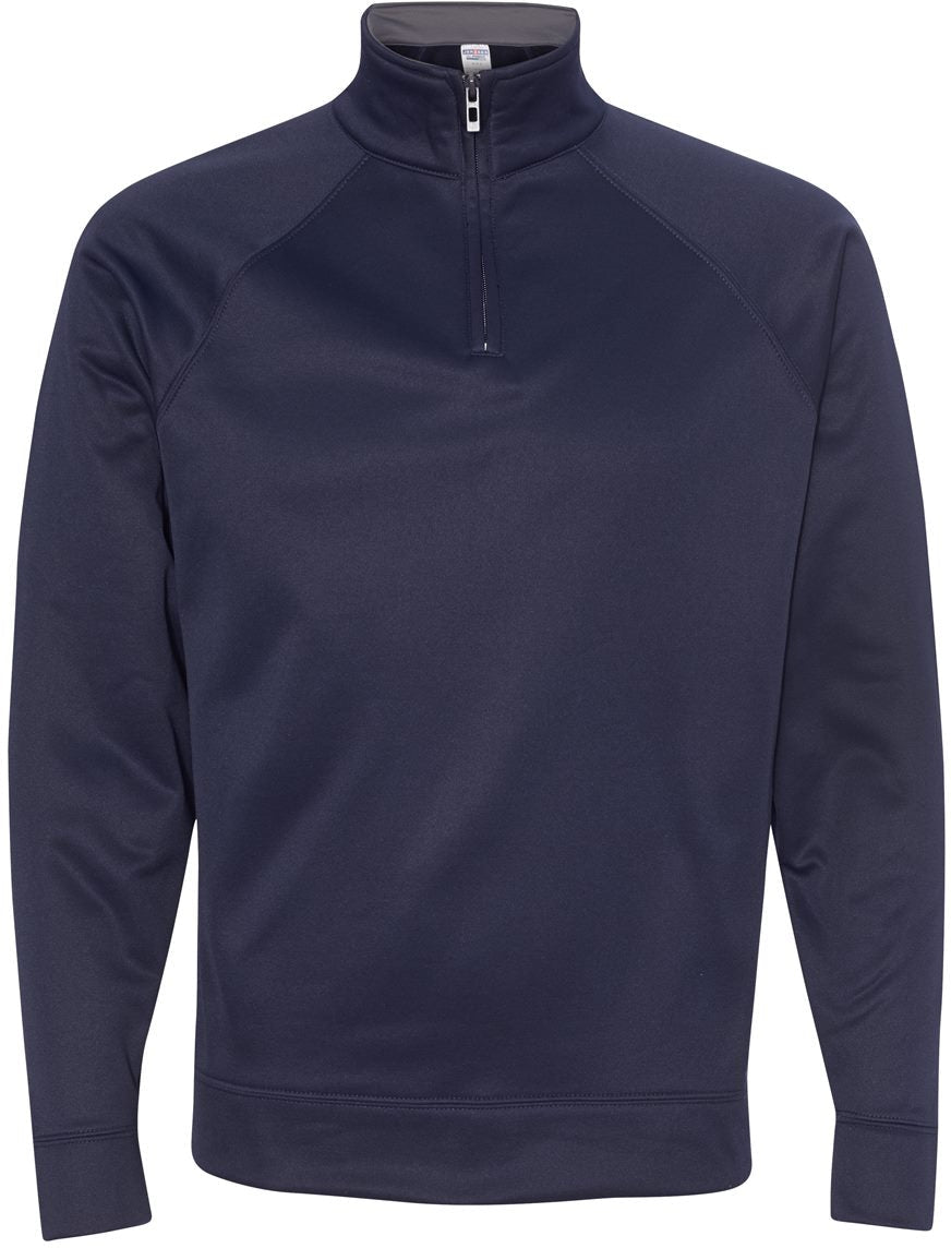 Jerzees Dri-Power Sport Quarter-Zip Cadet Collar Sweatshirt