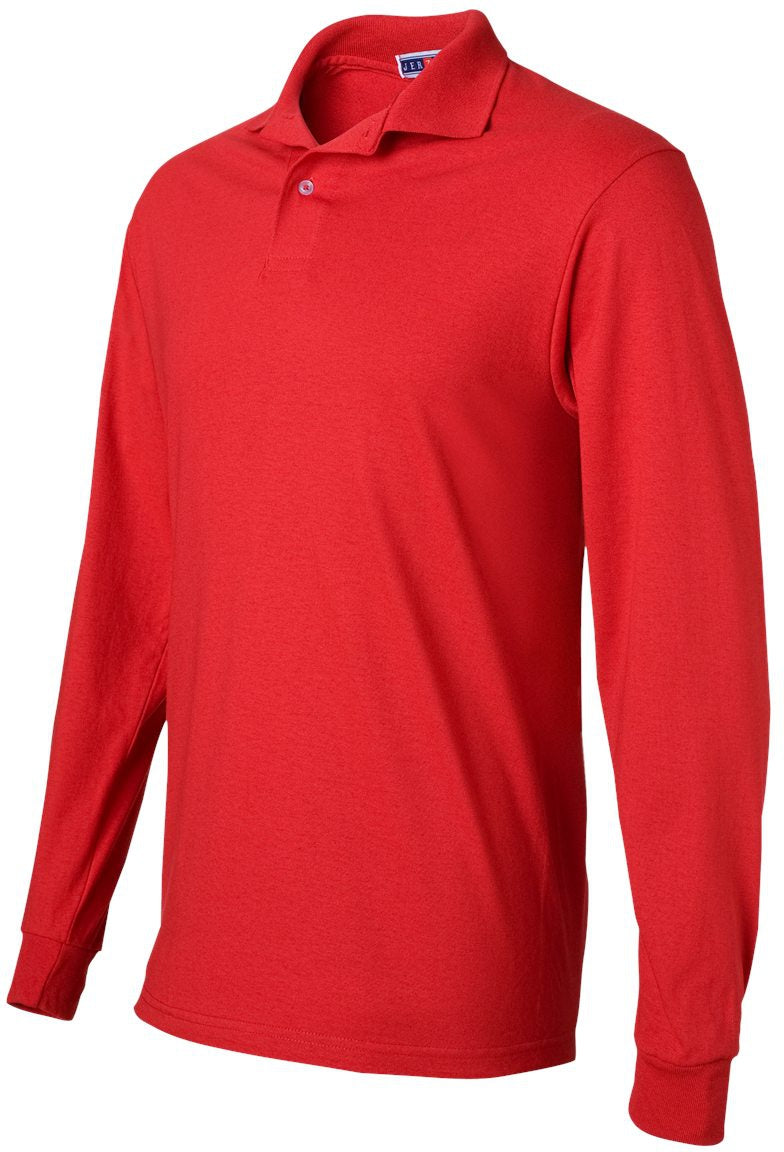 Jerzees SpotShield 50/50 Long Sleeve Polo