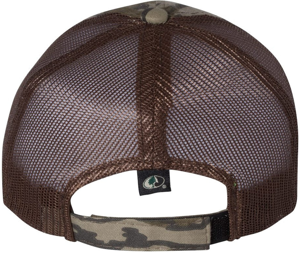 Outdoor Cap Washed Brushed Mesh-Back Camo Cap