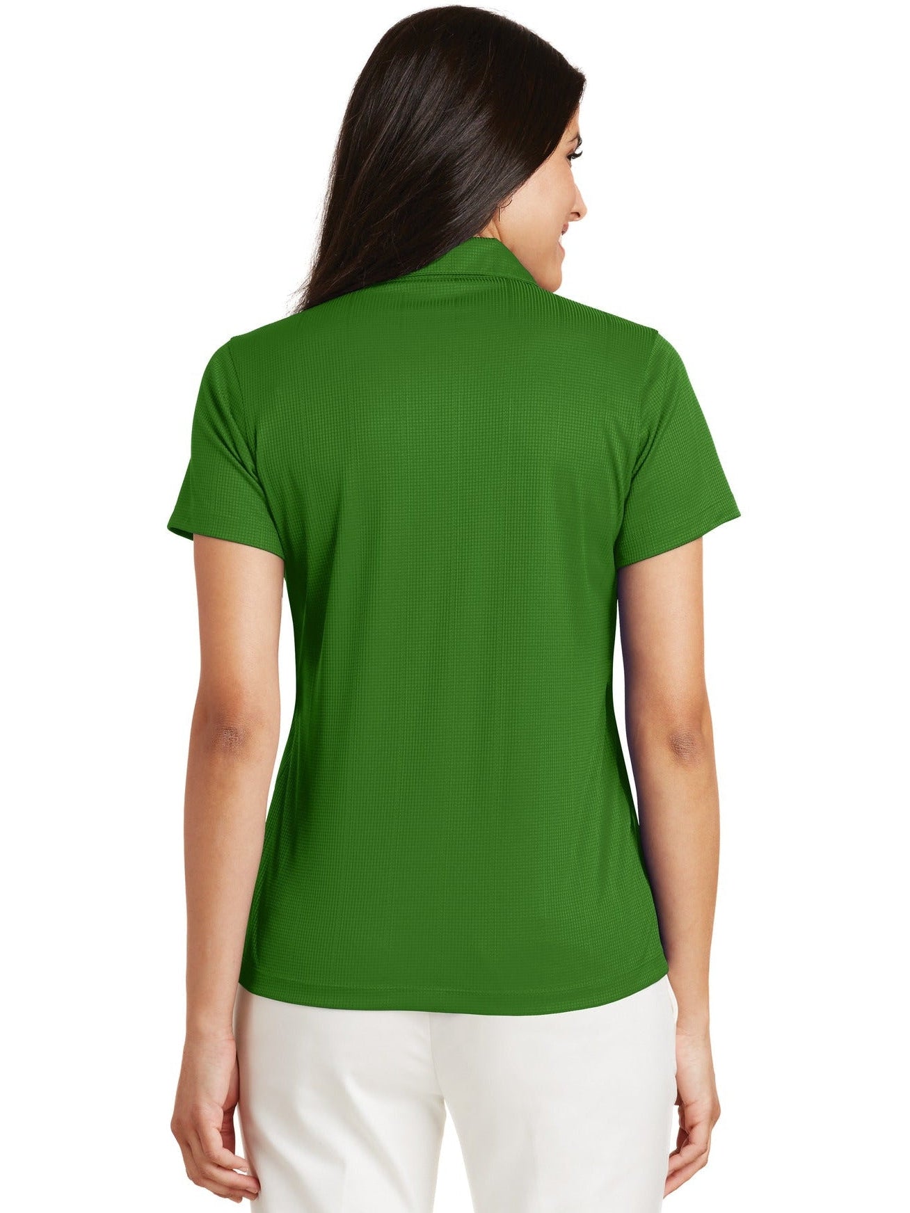 OUTLET-Port Authority Ladies Fine Jacquard Polo