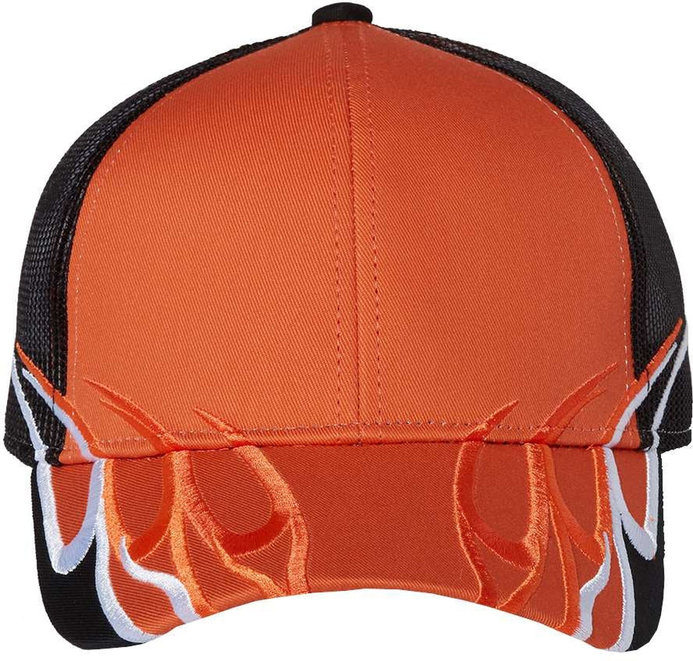 Outdoor Cap Flame Mesh-Back Cap