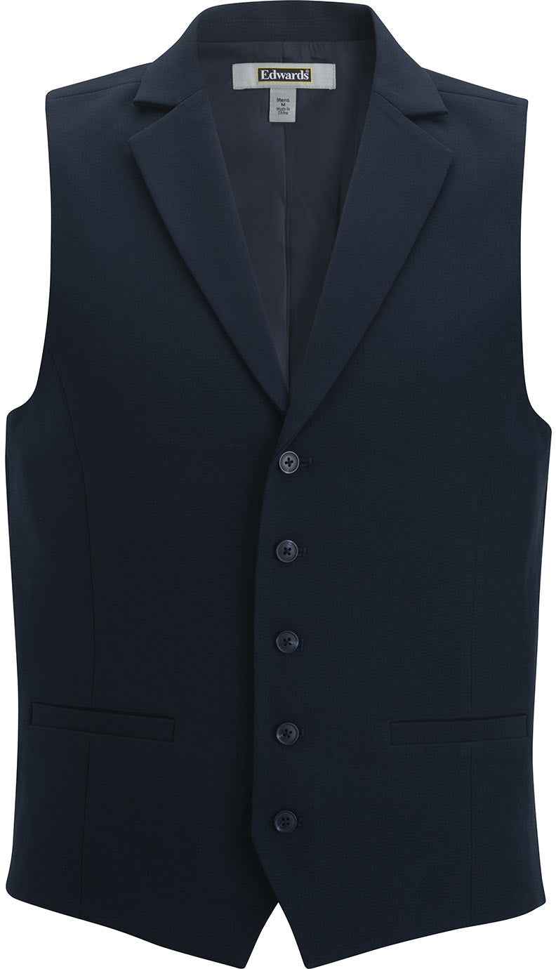 Edwards Mens Dress Lapel Vest