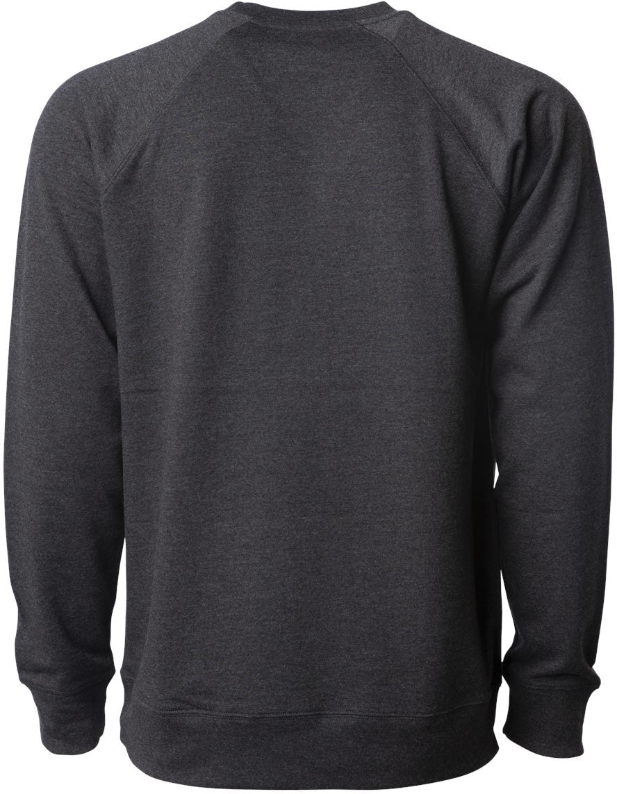 Independent Trading Co. Icon Unisex Lightweight Loopback Terry Crewneck Sweatshirt